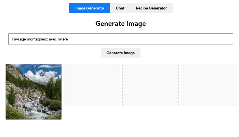 Spring AI project screenshot